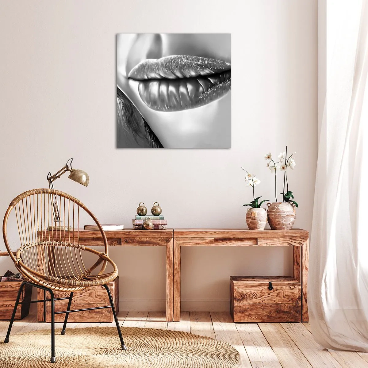 Canvas picture - I Know What You Are Thinking - 70x70 cm