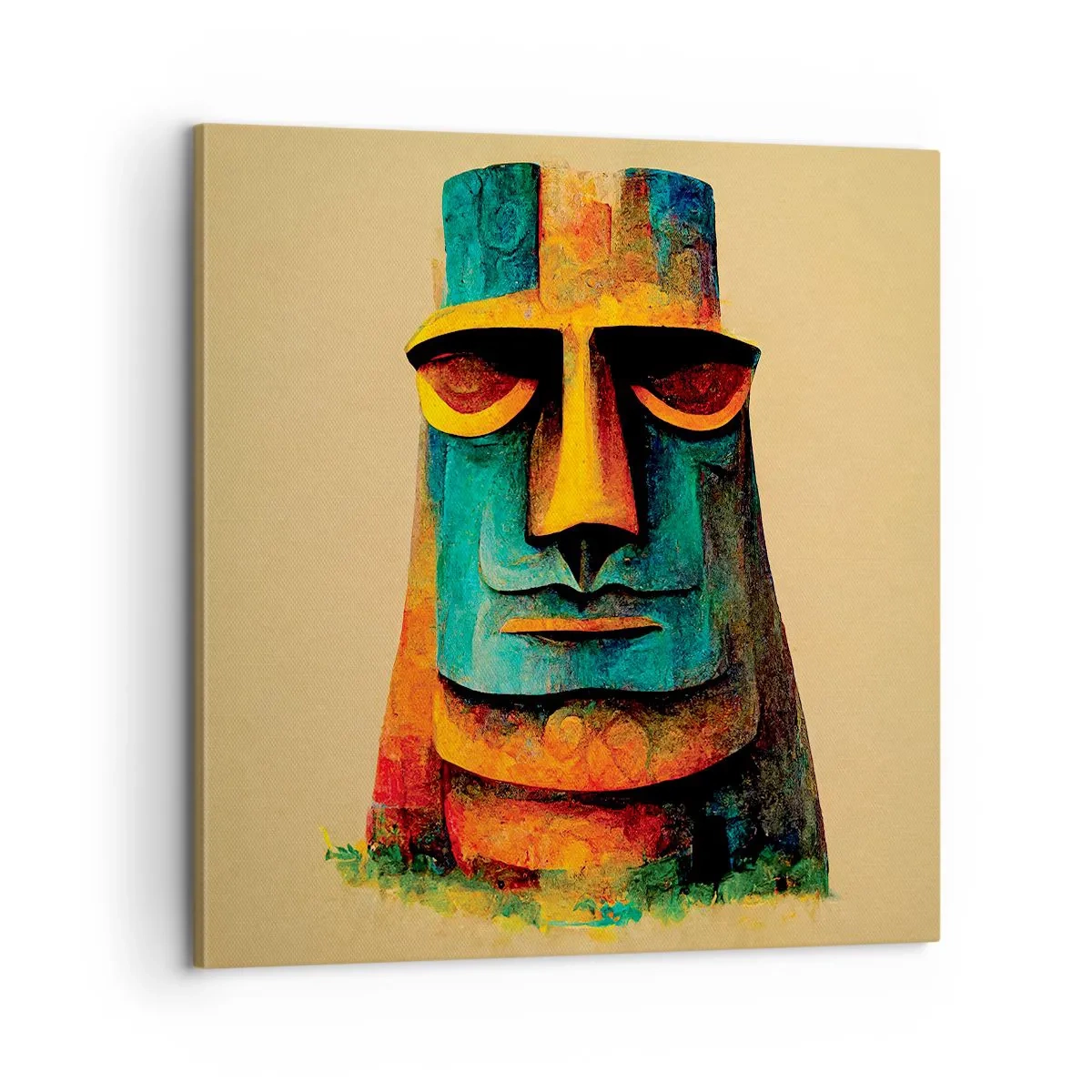 Canvas picture - Statuesque but Friendly - 60x60 cm