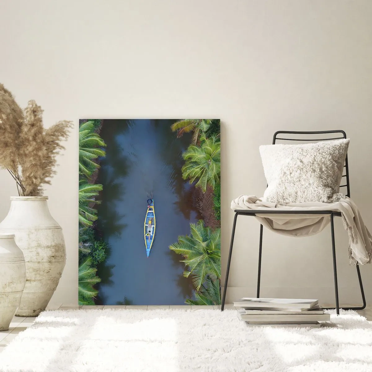 Glass picture - On Tropical Trail - 50x70 cm