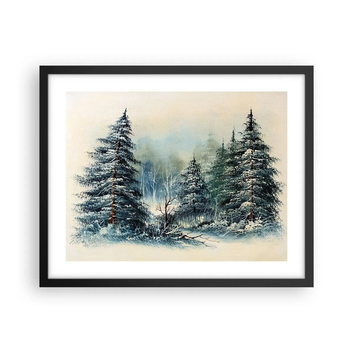 Poster in black frame - Ready for Christmas - 50x40 cm