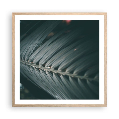 Poster in light oak frame - Precision of Nature - 60x60 cm
