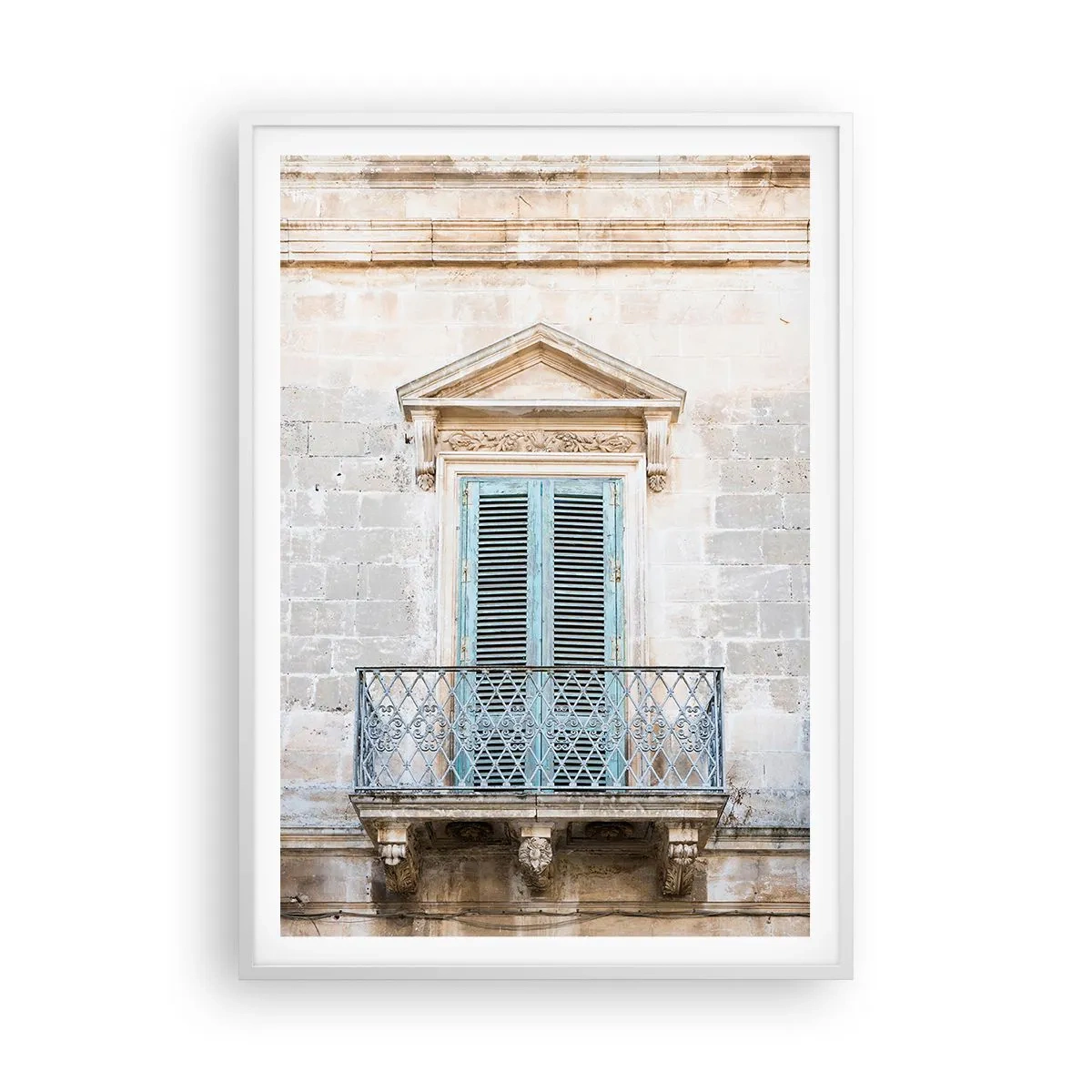Poster in white frmae - Exceptional Charm of Italy - 70x100 cm