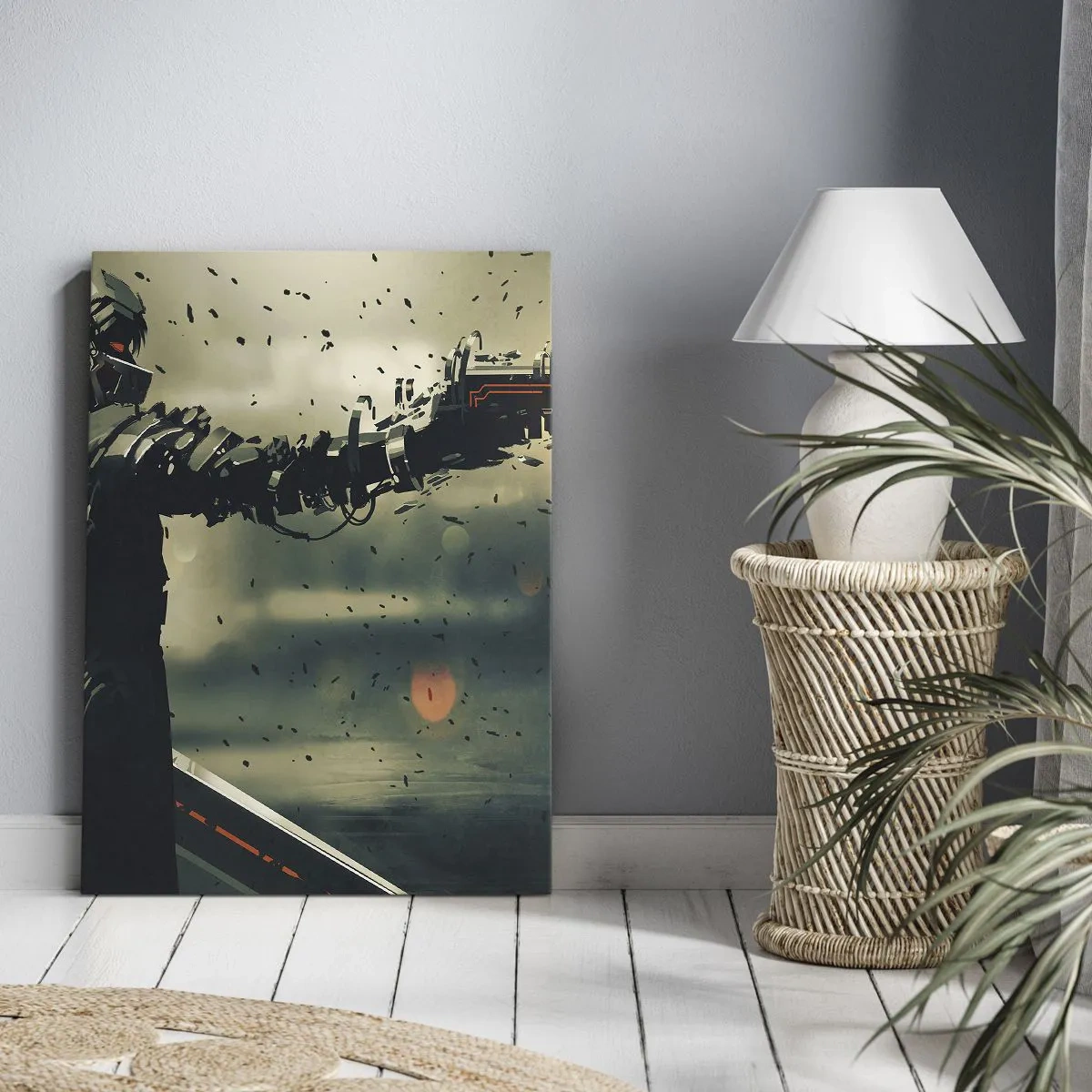 Canvas picture - Lethal Weapon- Your Own Terminator - 45x80 cm