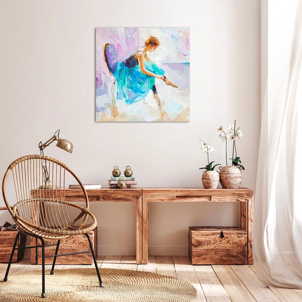 Canvas picture - Unspeakable Grace, Subtle Charm - 50x50 cm