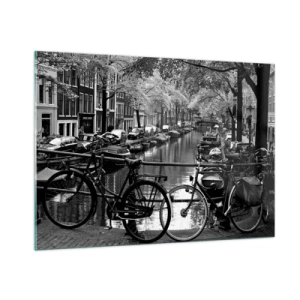 Glass picture - A Very Dutch View - 100x70 cm