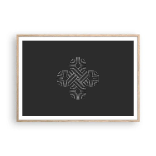 Poster in light oak frame - In Celtic Spirit - 100x70 cm