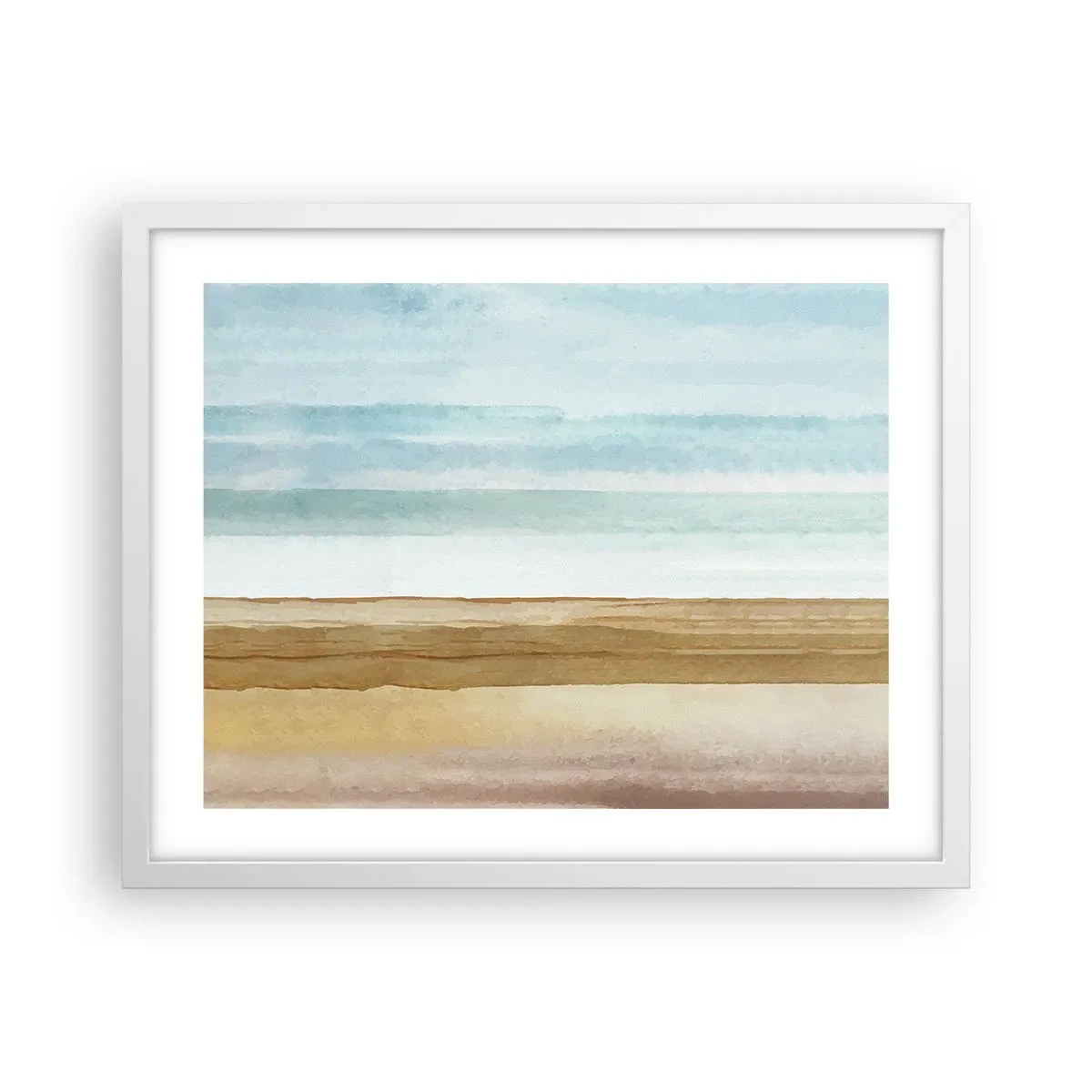 Poster in white frmae - Calming - 50x40 cm