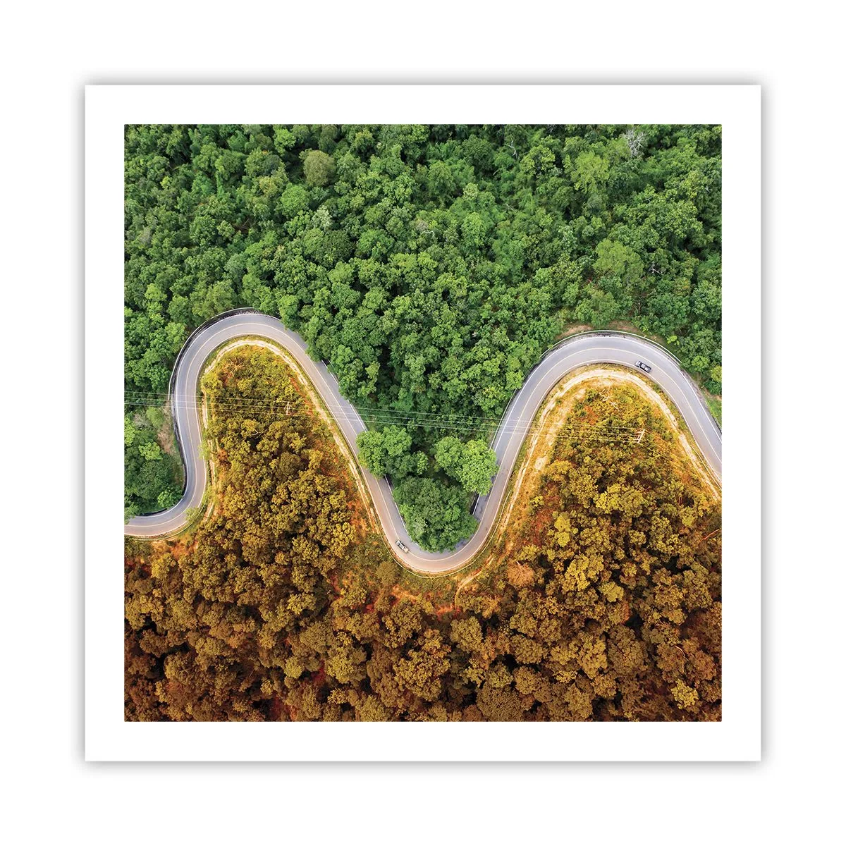 Poster - Borders and Breakthroughs - 60x60 cm