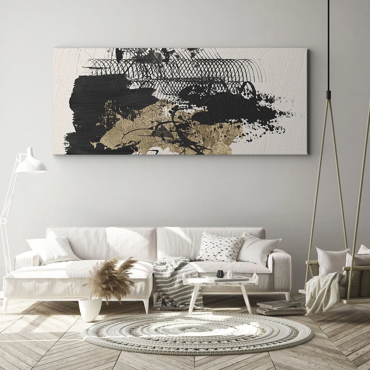 Canvas picture - Composition With Passion - 140x50 cm