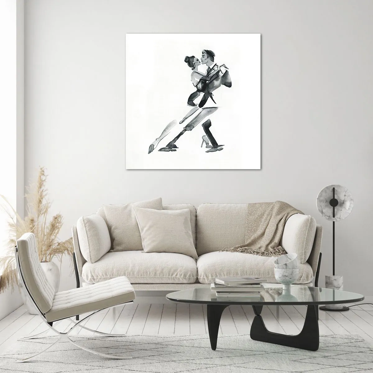 Glass picture - In One Rhythm - 30x30 cm