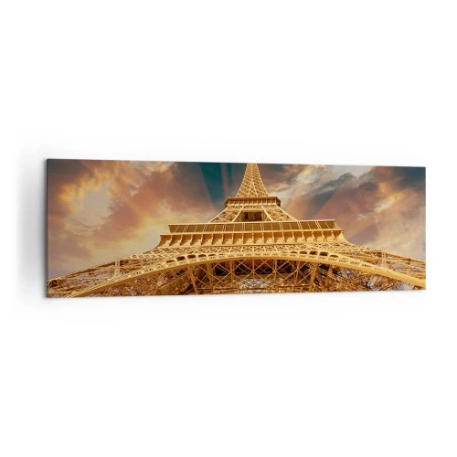 Canvas picture - Man Has Reached the Clouds - 160x50 cm