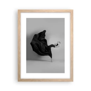 Poster in light oak frame - On the Wings of Music - 30x40 cm