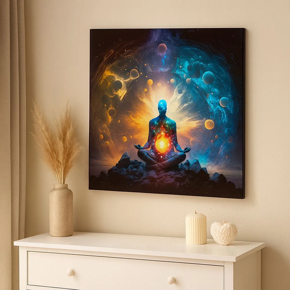 Canvas picture - Cosmic Calm - 30x30 cm