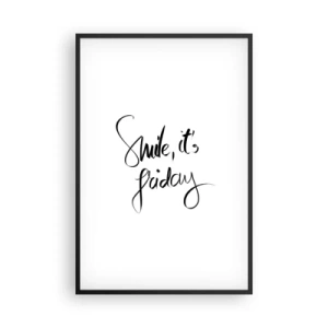 Poster in black frame - True Joy - 61x91 cm