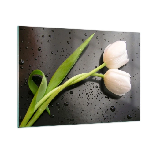 Glass picture - Spring Braid - 100x70 cm