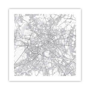 Poster - Flower of Berlin - 50x50 cm