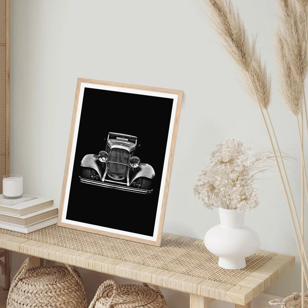 Poster in light oak frame - True Gentleman - 30x40 cm