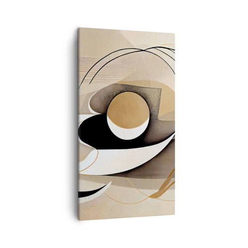 Canvas picture - Composition -the Heart of Things - 45x80 cm