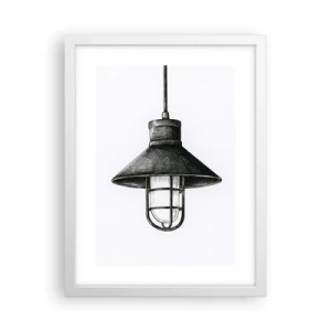 Poster in white frmae - Like In the Old Days… - 30x40 cm