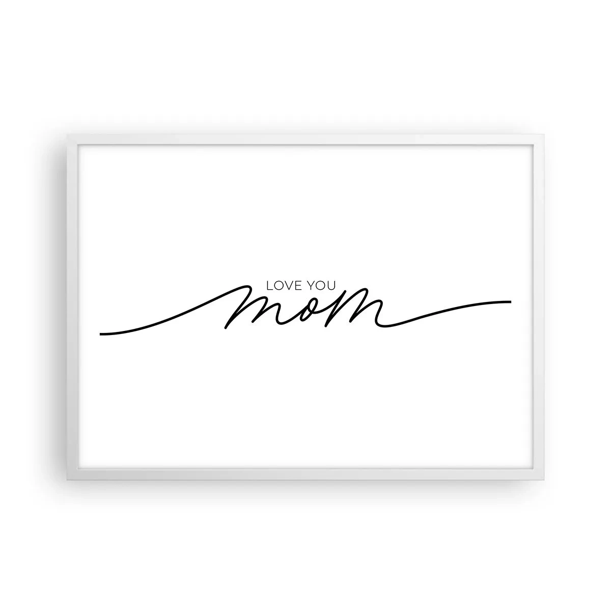 Poster in white frmae - Great Emotion - 70x50 cm