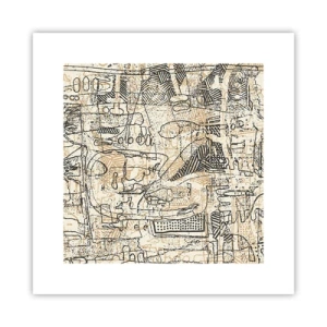 Poster - Waiting to Be Decoded - 30x30 cm