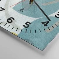 Clock face with numbers