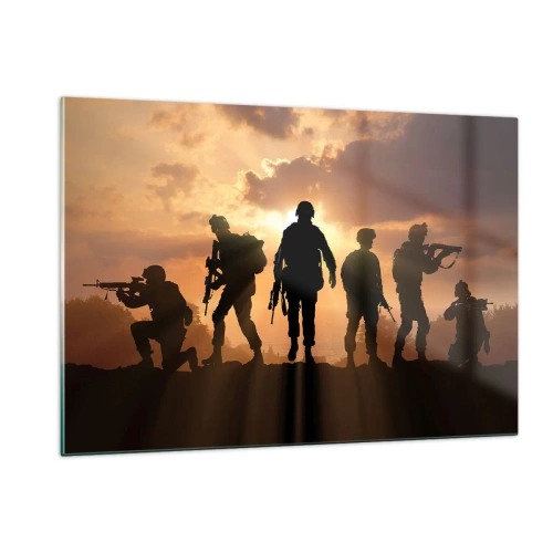 Glass picture - Brothers In Arms - 120x80 cm