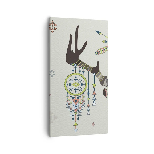 Canvas picture - Trophy of an Indian Hunter - 55x100 cm
