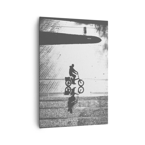 Canvas picture - Straight ahead, through the City - 70x100 cm