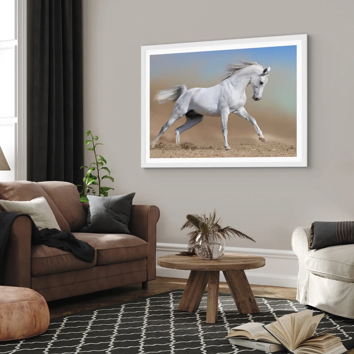 Poster in white frmae - The Most Beautiful Arabic Tale - 91x61 cm