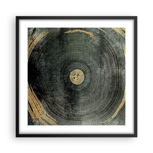 Poster in black frame - Change and Persistance - 50x50 cm