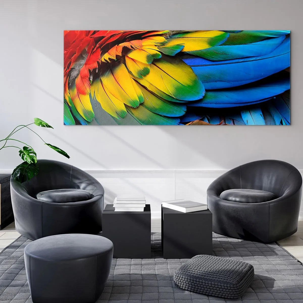 Glass picture - Bird Of Paradise - 100x40 cm