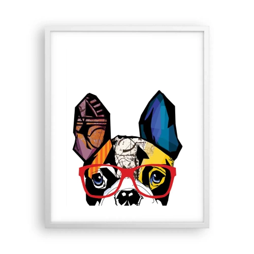 Poster in white frmae - Intellectual - 40x50 cm