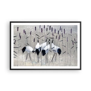 Poster in black frame - Birds of Feather - 91x61 cm