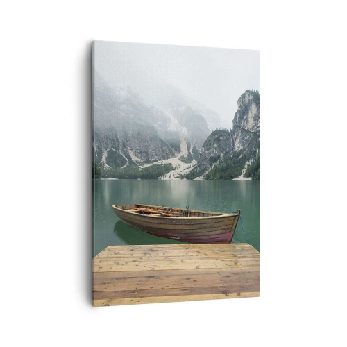 Canvas picture - Boat Found Solitude - 50x70 cm