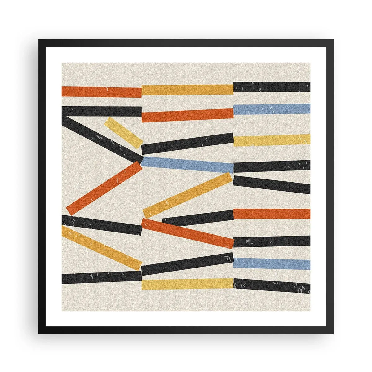 Poster in black frame - Horizontal Composition - 60x60 cm