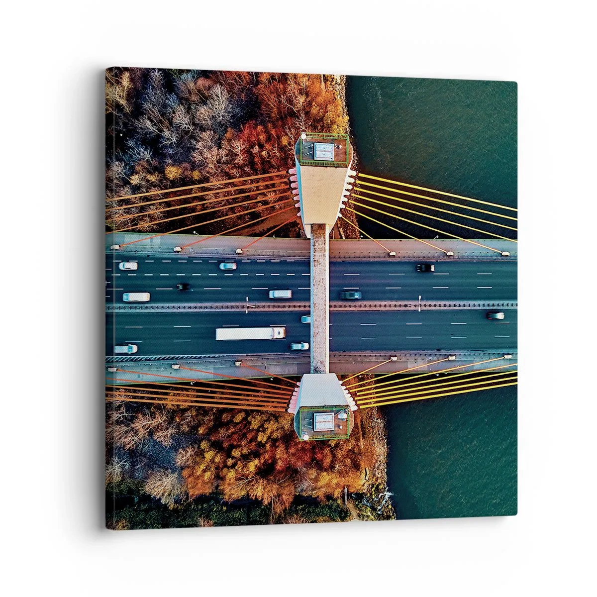 Canvas picture - Behind Seas and Oceans - 30x30 cm