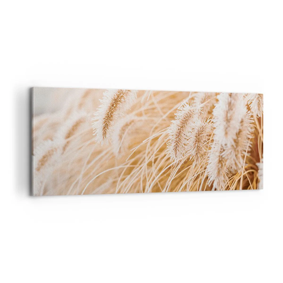Canvas picture - Golden Rustling of Grass - 100x40 cm