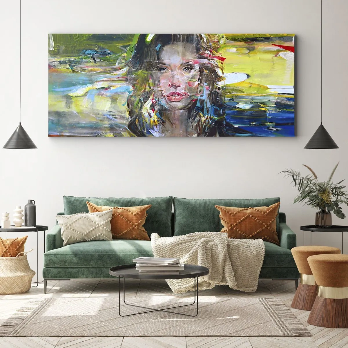 Canvas picture - Behind a Curtain of Air - 140x50 cm