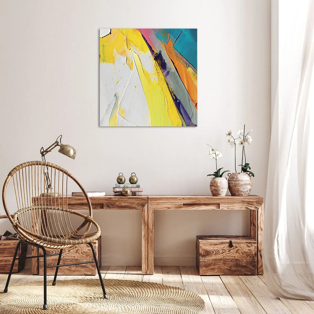 Canvas picture - Anatomy of Light - 50x50 cm