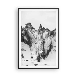 Poster in black frame - Granite Ridge - 61x91 cm