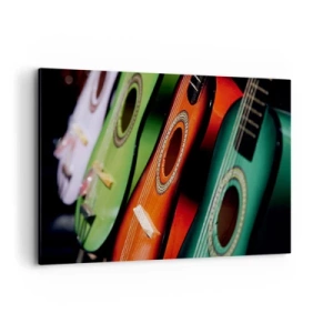 Canvas picture - Guitar Has Many Shades - 120x80 cm