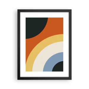 Poster in black frame - Towards Each Other - 30x40 cm