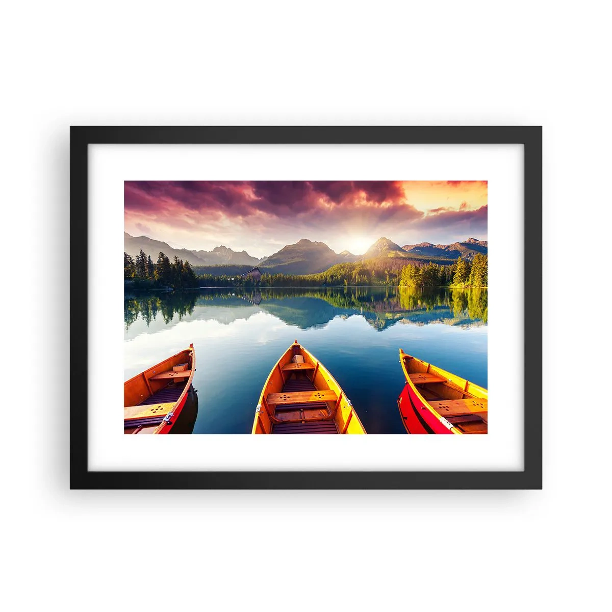 Poster in black frame - Nothing against Nature - 40x30 cm