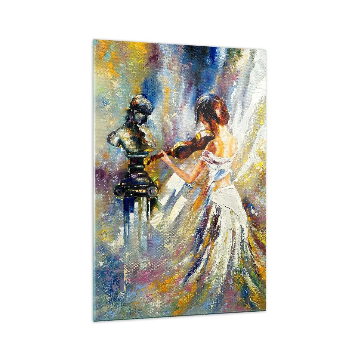 Glass picture - Reviving with a Sentiment - 70x100 cm