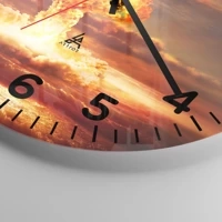 Clock face with numbers