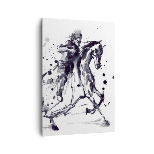Canvas picture - Black Knight - 70x100 cm