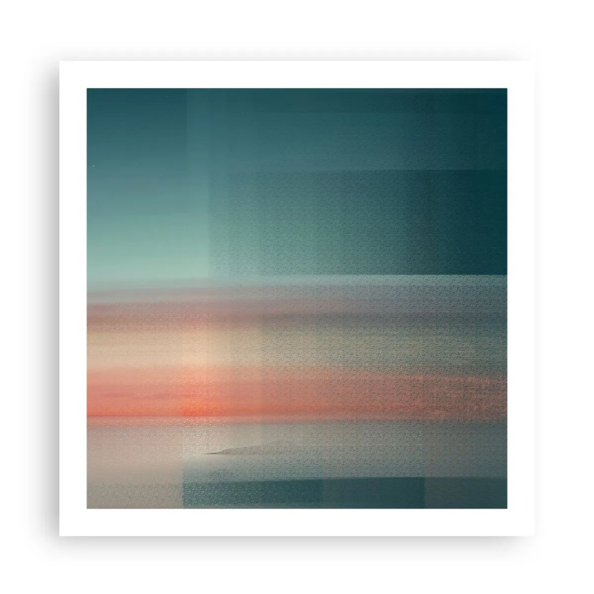 Poster - Abstract: Light Waves - 60x60 cm