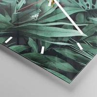 Clock face with lines