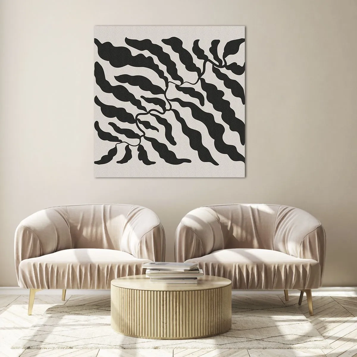 Glass picture - Nature of a Square - 50x50 cm